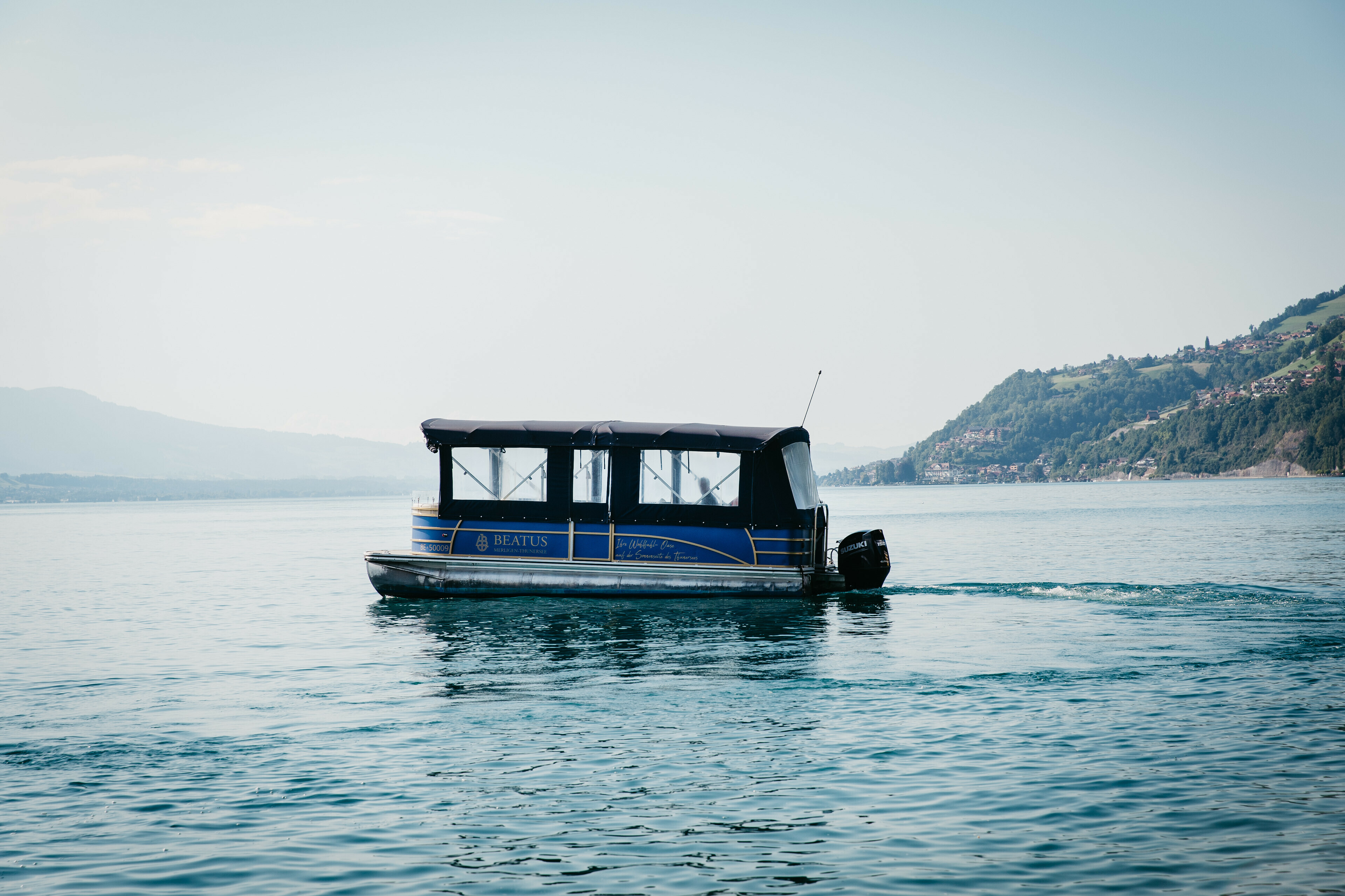 Apéro Bootsfahrt mit Volker auf der MS BEATUS II auf dem Thunersee