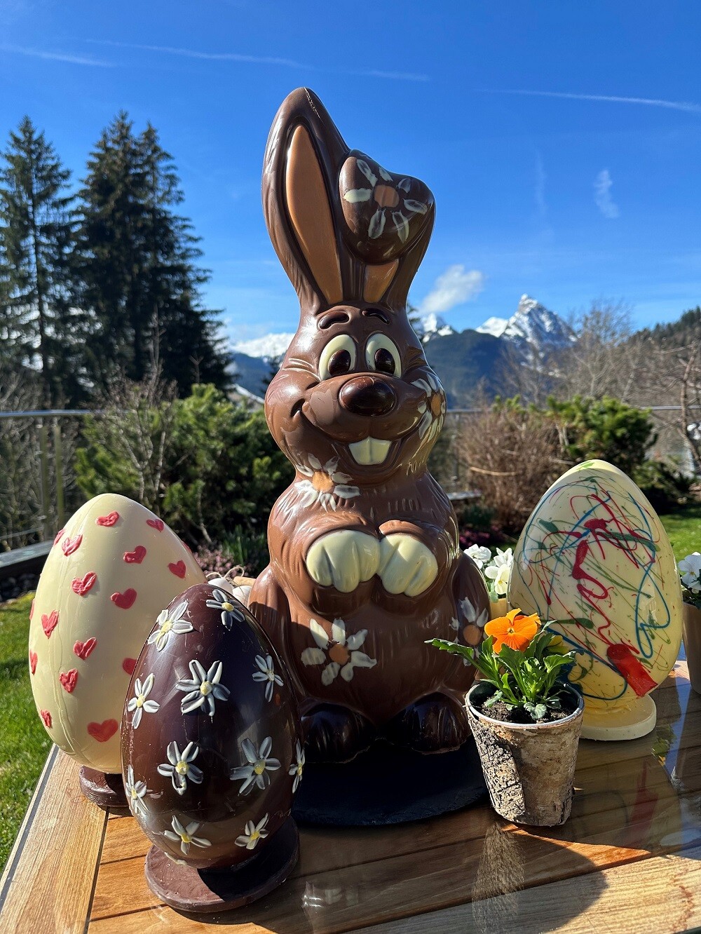 Promenade avec Ruth pour l‘apéritif de Pâques