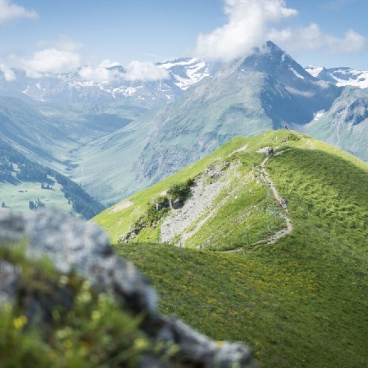 Mountain hike with Christian from Schönried via Horevorsass to Horneggli and up to Hornfluh
