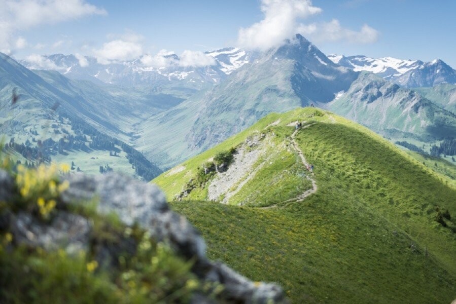 Join Gaby for a short panoramic hike from Horneggli around the Hornfluh