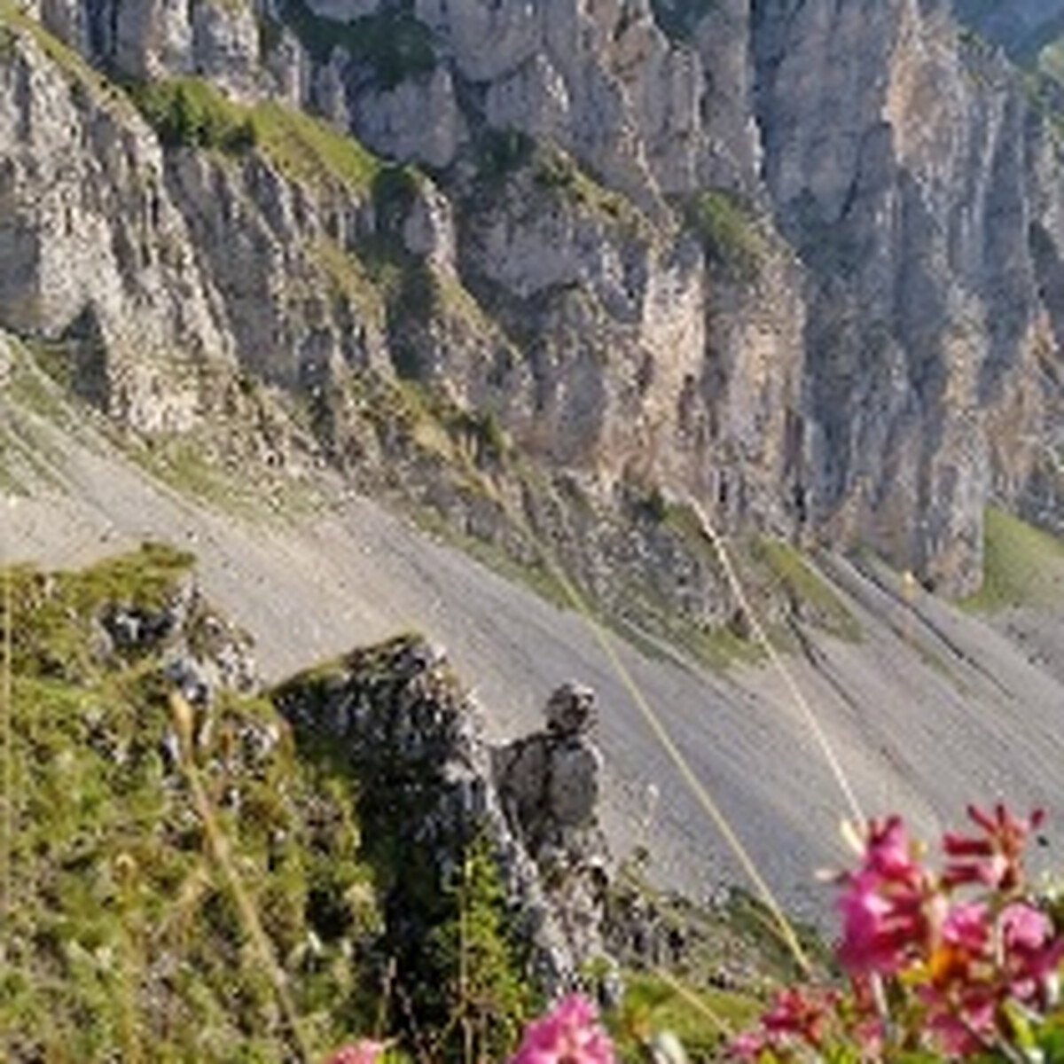 Mountain hike with Christian into the Färmel Valley